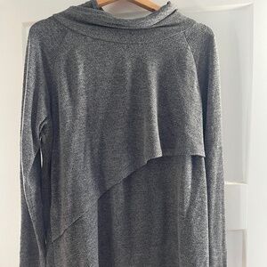 Nursing Queen Asymmetrical nursing access sweater